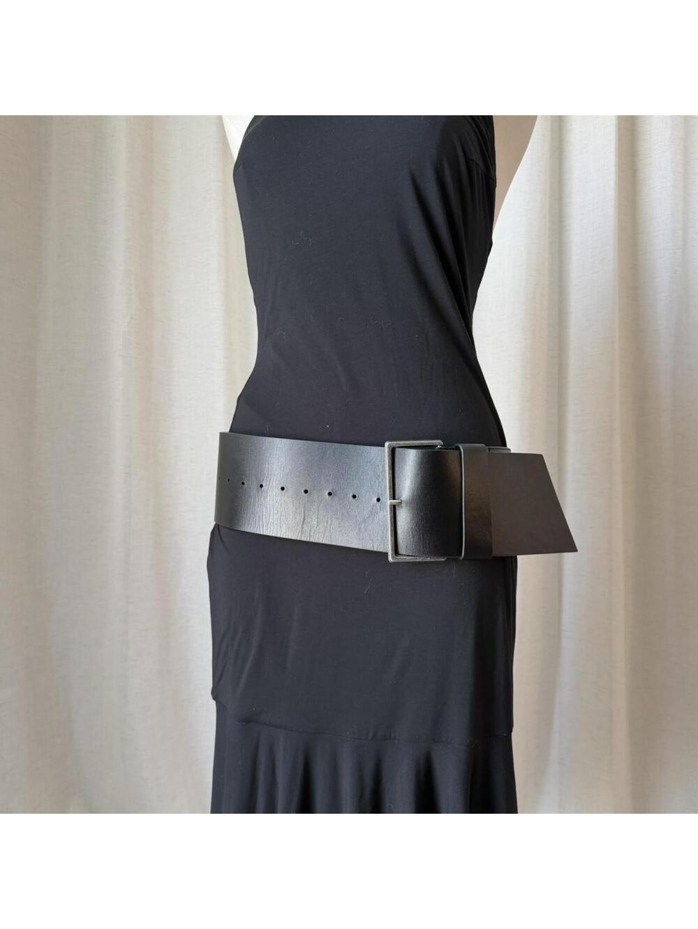 AllSaints Women's Black Belt